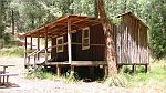 08-Wheelers Creek Hut is a charming hut at the camp ground